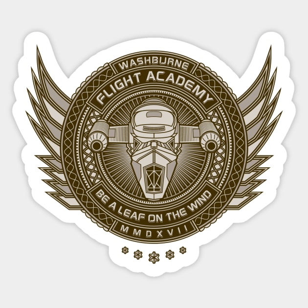 Washburne Flight Academy Sticker by heavyhand